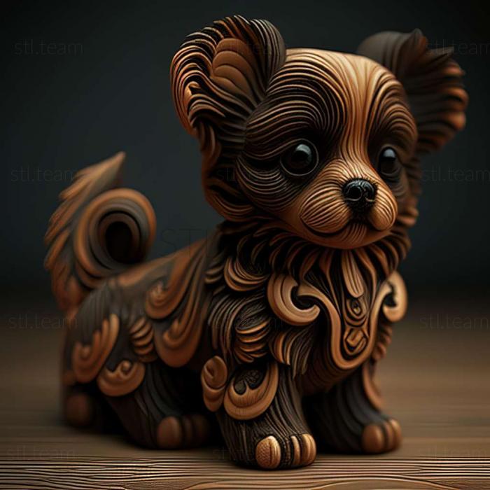 3D model Russian toy dog (STL)